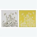 Youngs Metal Bee Wall Art, 2 Assorted Color 73556